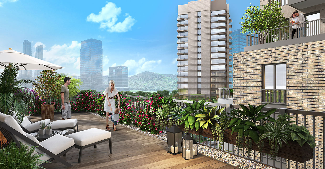 Investment 1 Bedroom Apartments for sale in Vadi istanbul Maslak Sariyer