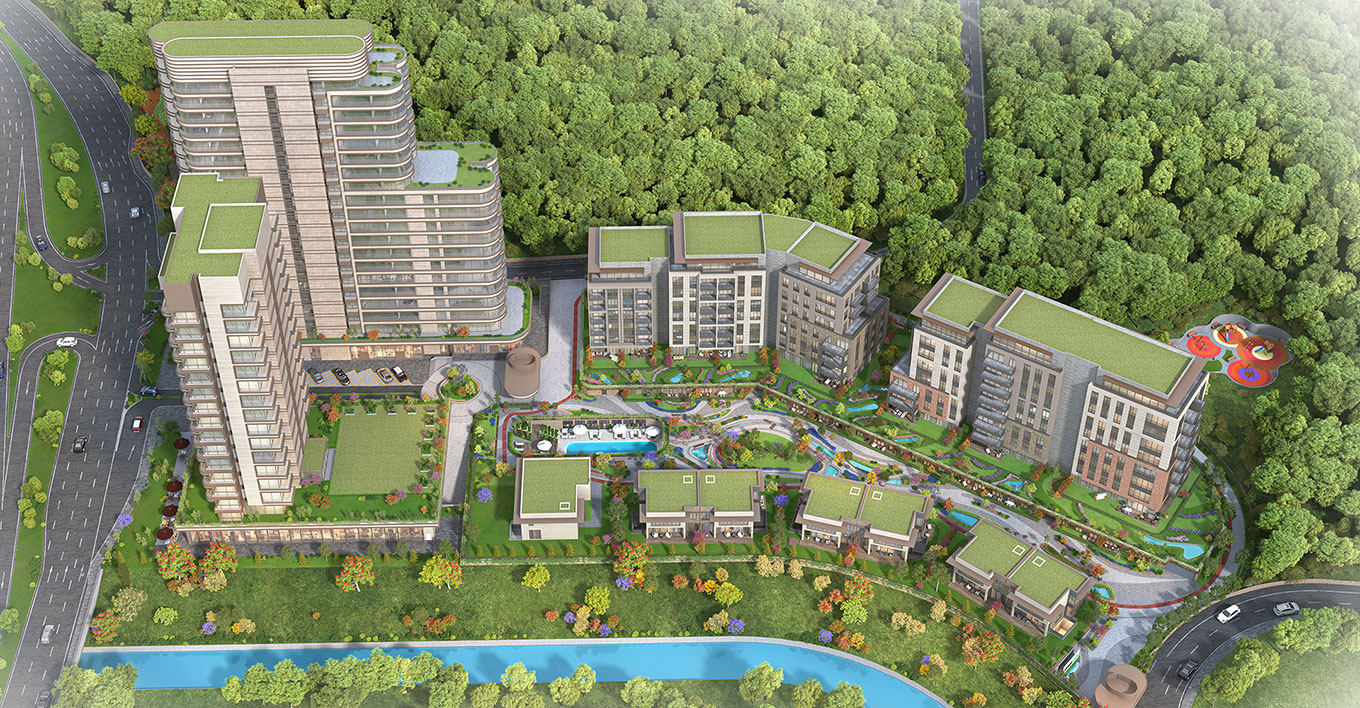1 Bedroom Apartments for sale in Vadi istanbul Maslak Sariyer Suitable for Turkish Citizenship